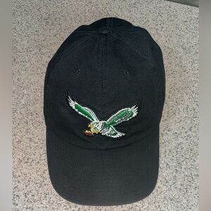 Black NFL Philadelphia Eagles Adjustable Hat.